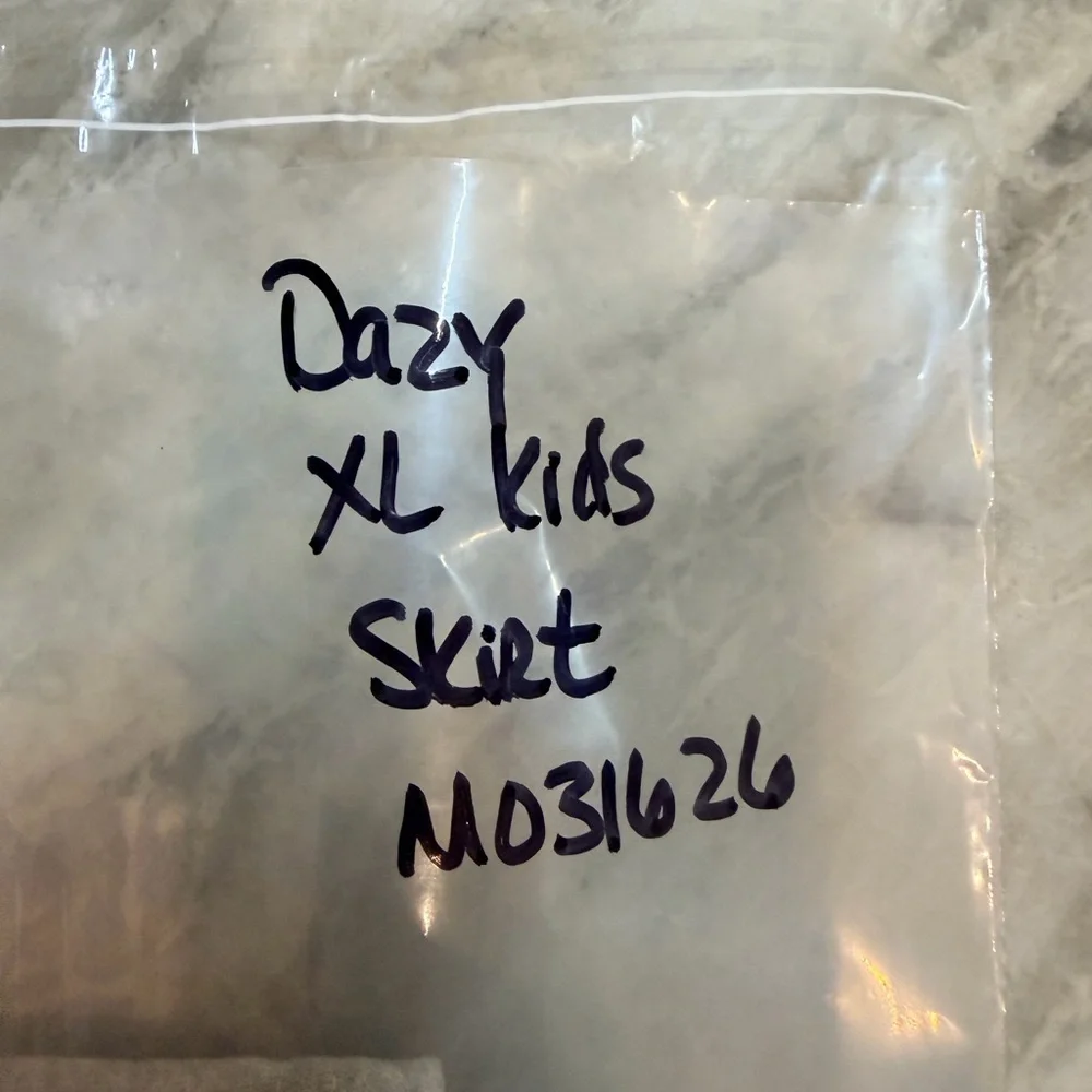 Dazy Gray Mini Skirt XL kids Drawstring Casual Lounge Stretch